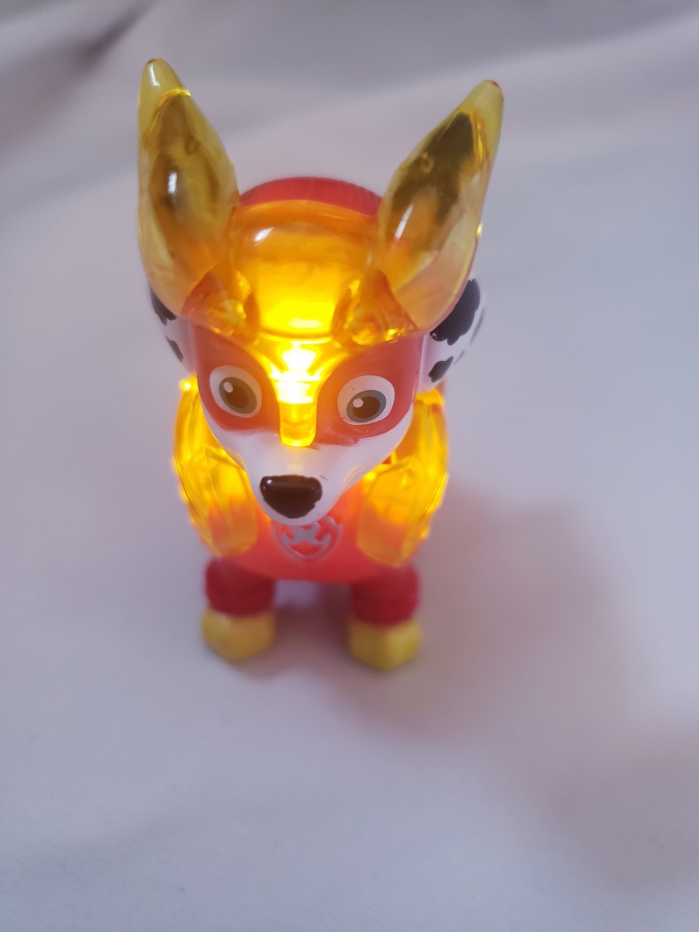Paw Patrol Mighty Pups Charged Up Marshall Figure